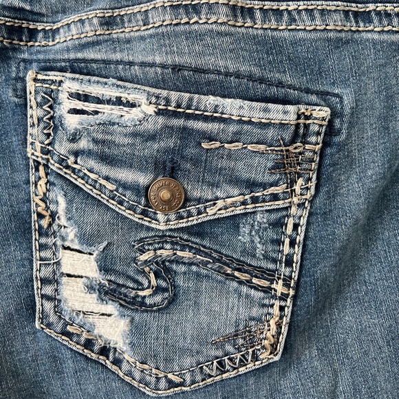 Silver Jeans - Suki Slim Boot - Size 20 Length 35 - Picture 7 of 10